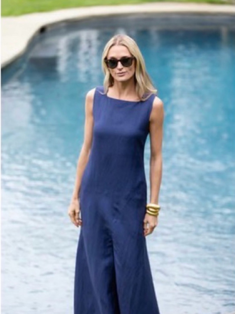Julia Amory Isabella Dress in Peacoat XS